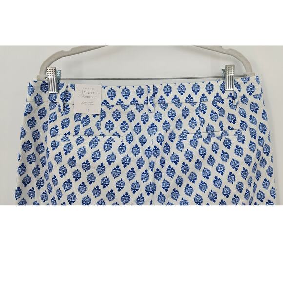 New NWT Talbots Perfect Skimmer Novelty Print Cropped Pants Size 14 - Picture 11 of 14